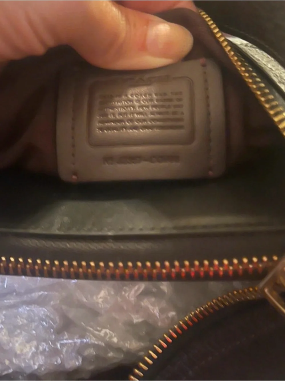 Coach Hobo soft leather Pebbled Aria  Shoulder Bag with Charm .